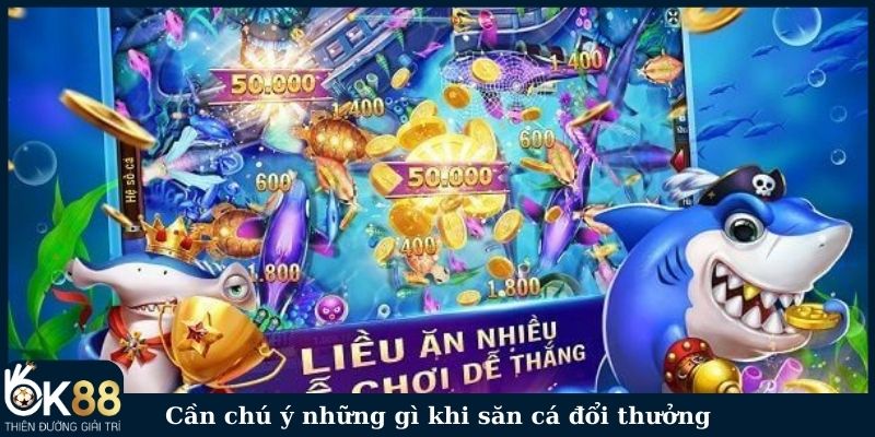 Cần chú ý những gì khi săn cá đổi thưởng