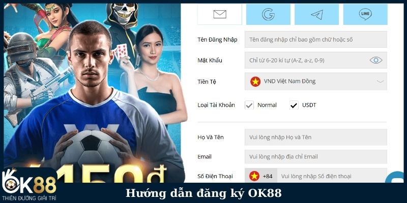 Hướng dẫn đăng ký OK88