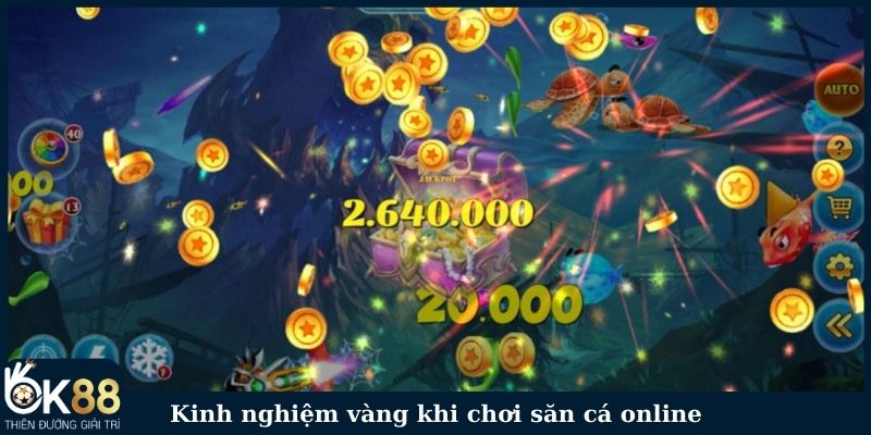 Kinh nghiệm vàng khi chơi săn cá online