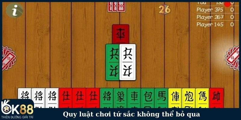 Quy luật chơi tứ sắc không thể bỏ qua